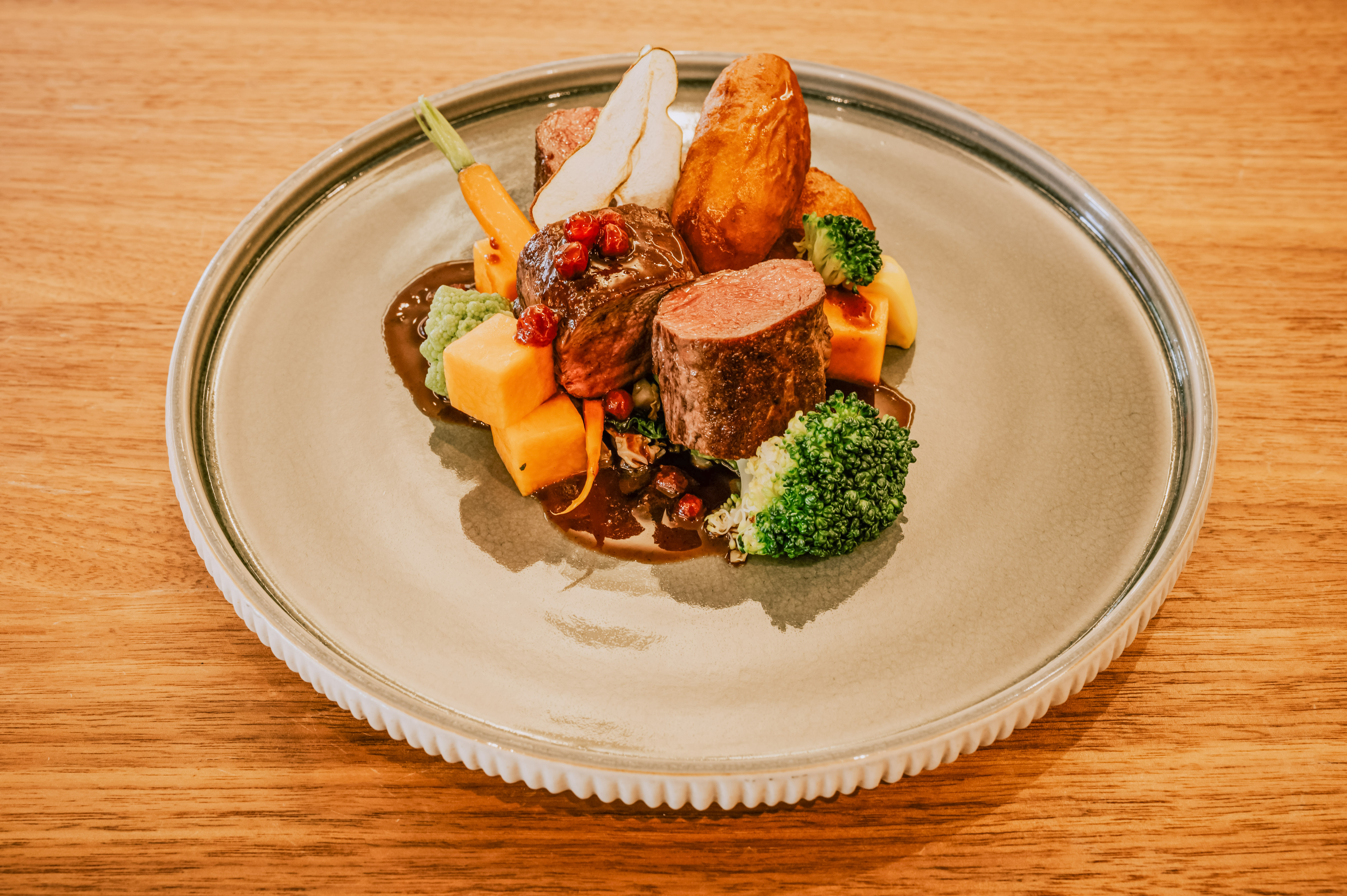 Angerichteter Teller